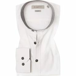 Schlussverkauf ✔️ bugatti Hemd 9550/88504/10 Modern Fit, Baumwolle, Weiß 😍