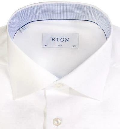 Billig 💯 ETON Hemd 1000/03088/01 Slim Fit, Baumwolle, Weiß 🎁 3 Billig 💯 ETON Hemd 1000/03088/01 Slim Fit, Baumwolle, Weiß 🎁 – Bild 3