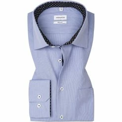 Billig 🎉 Seidensticker Hemd 150620/13 Regular Fit, Popeline, Hellblau meliert, Hellblau ⌛