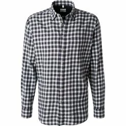 Schlussverkauf ✔️ Seidensticker Hemd 151042/17 Regular Fit, Baumwolle, Dunkelblau kariert, Dunkelblau 🥰