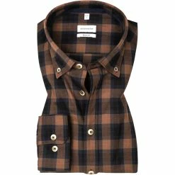 Top 10 😍 Seidensticker Hemd 151072/27 Regular Fit, Baumwolle, Braun kariert, Braun 🌟