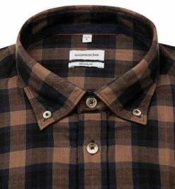 Top 10 😍 Seidensticker Hemd 151072/27 Regular Fit, Baumwolle, Braun kariert, Braun 🌟 -Hemden Verkaufsgeschäft 380629 norm2