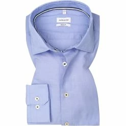 Auslauf 🎁 Seidensticker Hemd 150780/13 Regular Fit, Baumwolle, Hellblau 😉