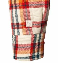 Schlussverkauf 👏 NAPAPIJRI Overshirt NP0A4FMQ/93C Baumwolle wattiert, Beige-rot kariert, Beige-rot ⭐ -Hemden Verkaufsgeschäft 381011 norm4