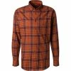 Schlussverkauf ❤️ Fynch-Hatton Hemd 1221 6040/6042 Flanell, Rost kariert, Rost 🥰