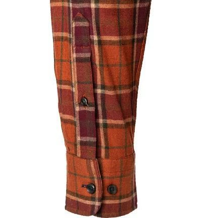 Schlussverkauf ❤️ Fynch-Hatton Hemd 1221 6040/6042 Flanell, Rost kariert, Rost 🥰 4 Schlussverkauf ❤️ Fynch-Hatton Hemd 1221 6040/6042 Flanell, Rost kariert, Rost 🥰 – Bild 4