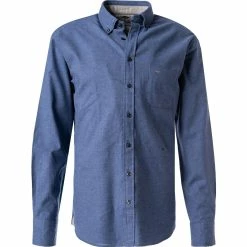 Budget 😀 Fynch-Hatton Hemd 1221 6030/6030 Baumwolle, Blau 🔥