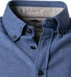 Budget 😀 Fynch-Hatton Hemd 1221 6030/6030 Baumwolle, Blau 🔥 -Hemden Verkaufsgeschäft 381144 norm2