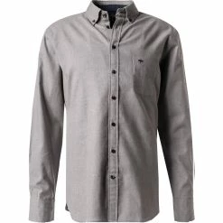 Top 10 🌟 Fynch-Hatton Hemd 1221 6030/6034 Baumwolle, Silbergrau, Silber ✨