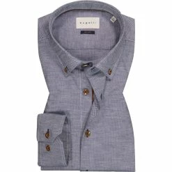 Beste Bewertungen von 🎁 bugatti Hemd 9350/88840/390 Modern Fit, Baumwolle, Navy 🥰