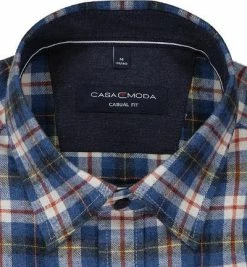 Bestes Angebot ⭐ CasaModa Hemd 413715200/100 Casual Fit, Baumwolle, Blau kariert, Blau 😉 -Hemden Verkaufsgeschäft 381191 norm2