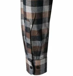 Rabatt 🧨 CasaModa Hemd 413716600/750 Casual Fit, Baumwolle, Anthrazit-braun kariert, Anthrazit ✔️ -Hemden Verkaufsgeschäft 381198 norm3