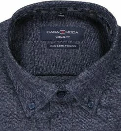 Budget ⭐ CasaModa Hemd 413716400/100 Baumwolle, Casual Fit, Blau meliert, Blau 👍 -Hemden Verkaufsgeschäft 381226 norm2