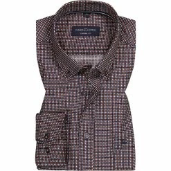 Top 10 😀 CasaModa Hemd 413717900/450 Casual Fit, Baumwolle, Orange-nachtblau gemustert, Orange 💯