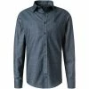 Angebote ✨ CasaModa Hemd 413717100/100 Casual Fit, Baumwolle, Blau gemustert, Blau 😍