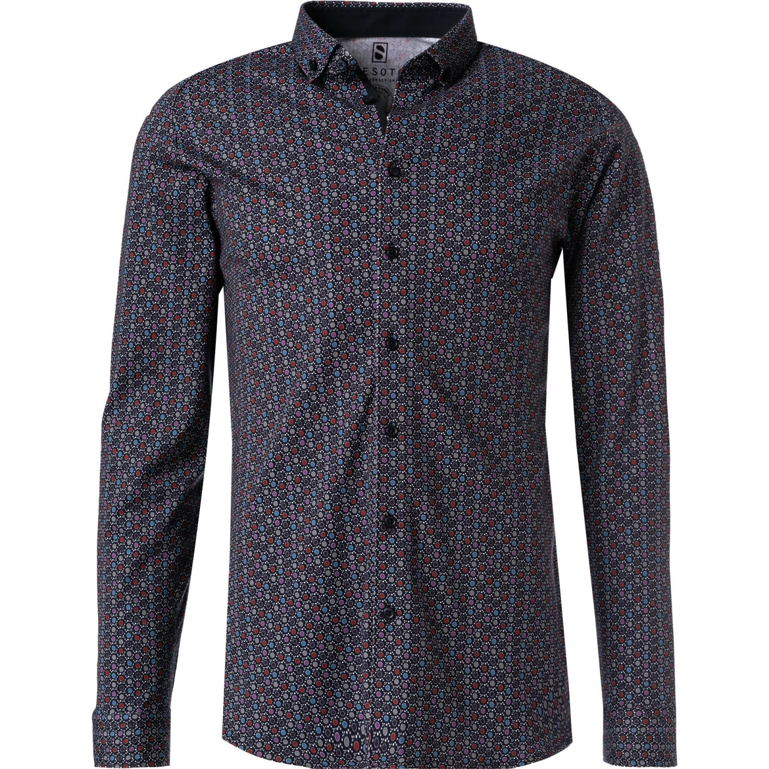 Großhandel ❤️ DESOTO Hemd Modern B.D. 49113-3/426 Jersey, Multicolour gemustert, Multicolor 🔥 1 Großhandel ❤️ DESOTO Hemd Modern B.D. 49113-3/426 Jersey, Multicolour gemustert, Multicolor 🔥