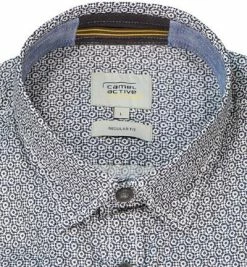 Aktion ⭐ camel active Hemd 409133/6S33/47 Regular Fit, Baumwolle, Nachtblau-weiß gemustert, Nachtblau-weiß ⭐ -Hemden Verkaufsgeschäft 381303 norm2