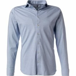 Budget ⌛ DESOTO Hemd New Hai 97007-3/502 Jersey, Hellblau meliert, Hellblau 🔥