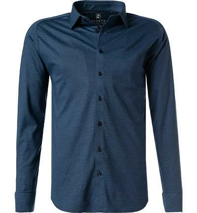 Coupon 👍 DESOTO Hemd Kent 97028-3/511 Jersey, Indigo meliert, Indigo 😉 2 Coupon 👍 DESOTO Hemd Kent 97028-3/511 Jersey, Indigo meliert, Indigo 😉 – Bild 2
