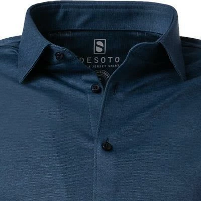 Coupon 👍 DESOTO Hemd Kent 97028-3/511 Jersey, Indigo meliert, Indigo 😉 3 Coupon 👍 DESOTO Hemd Kent 97028-3/511 Jersey, Indigo meliert, Indigo 😉 – Bild 3