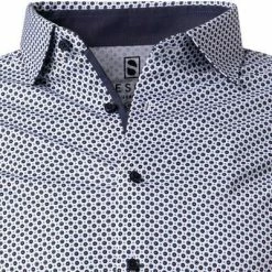 Brandneu 🌟 DESOTO Hemd Kent 98028-3/130 Jersey, Weiß-blau gemustert, Weiß-blau-rot 🧨 -Hemden Verkaufsgeschäft 381340 norm2