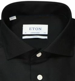 Schlussverkauf 🔥 ETON Hemd 1000/02604/18 Contemporary, Merinowolle, Schwarz 🎁 -Hemden Verkaufsgeschäft 381345 norm2