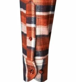 Auslauf 😍 Daniel Hechter Hemd 60350/112603/450 Regular Fit, Flanell, Rost-blau kariert, Rost 😀 -Hemden Verkaufsgeschäft 381395 norm3