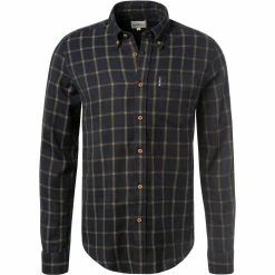 Besorgen 💯 Ben Sherman Hemd 0065414/036 Overshirt, Regular Fit, Baumwolle, Dunkelblau kariert, Dunkelblau 🔥