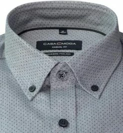 Bester Verkauf 🔔 CasaModa Hemd 413716500/100 Casual Fit, Baumwolle, Blau gepunktet, Blau ⌛ -Hemden Verkaufsgeschäft 381509 norm2