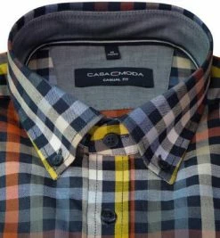 Bestpreis 😀 CasaModa Hemd 413716200/450 Casual Fit, Baumwolle, Multicolour kariert, Multicolor 👍 -Hemden Verkaufsgeschäft 381511 norm2