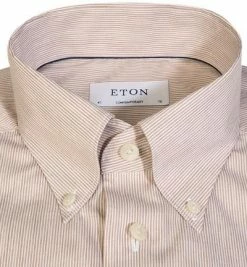 Bestpreis 👏 ETON Hemd 1000/03139/31 Contemporary Fit, Baumwolle, Beige-weiß gestreift, Beige ⭐ -Hemden Verkaufsgeschäft 381542 norm2