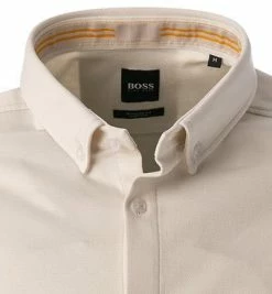 Bestes Angebot 😉 BOSS Hemd Biadia 50462003/131 Regular Fit, Jersey, Ecru 🌟 -Hemden Verkaufsgeschäft 381579 norm2