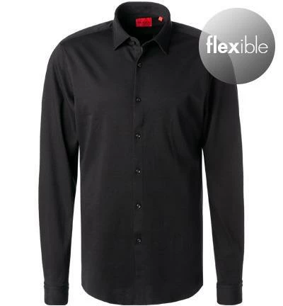 Blitzangebot 👍 HUGO Hemd Kenno 50464183/001 Slim Fit, Jersey, Schwarz ❤️ 2 Blitzangebot 👍 HUGO Hemd Kenno 50464183/001 Slim Fit, Jersey, Schwarz ❤️ – Bild 2