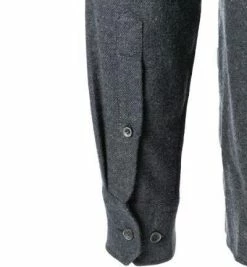 Aktion 😉 Haupt Hemd 715110159070/10905 Regular Fit, Baumwolle, Dunkelgrau meliert, Dunkelgrau ✨ -Hemden Verkaufsgeschäft 381631 norm3