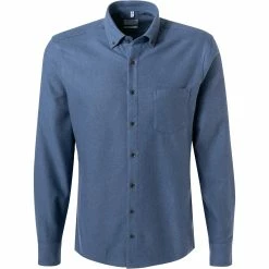 Großhandel 🥰 Haupt Hemd 715110149070/10706 Modern Fit, Flanell, Blau 🤩