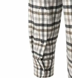 Blitzangebot ❤️ Haupt Hemd 715111159071/30902 Regular Fit, Flanell, Grau-beige kariert, Grau 🌟 -Hemden Verkaufsgeschäft 381635 norm3