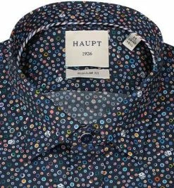 Schlussverkauf ⭐ Haupt Hemd 715225059215/40708 Regular Fit, Baumwolle, Dunkelblau gemustert, Dunkelblau ✨ -Hemden Verkaufsgeschäft 381636 norm2