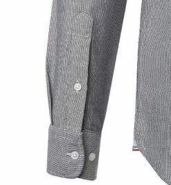 Angebote 👏 Tommy Hilfiger Hemd MW0MW10936/442 Slim Fit, Bio Baumwolle, Blau meliert, Blau 🤩 -Hemden Verkaufsgeschäft 381701 norm4