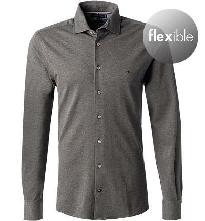 Bester Verkauf ❤️ Tommy Hilfiger Hemd MW0MW20839/P92 Slim Fit, Baumwolle, Grau meliert, Grau 😉 2 Bester Verkauf ❤️ Tommy Hilfiger Hemd MW0MW20839/P92 Slim Fit, Baumwolle, Grau meliert, Grau 😉 – Bild 2