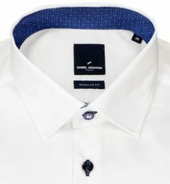 Bester Verkauf ✔️ Daniel Hechter Hemd 60420/55982/01 Regular Fit, Baumwolle, Weiß 👍 -Hemden Verkaufsgeschäft 381772 norm2