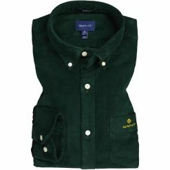 Bestpreis 🔔 Gant Hemd 3017170/374 Regular Fit, Cord, Tannengrün 😉