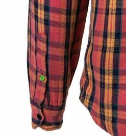 Neu ⭐ Replay Hemd M4065.000.52452/010 Baumwolle, Rosa-gelb kariert, Pink-gelb-blau ⌛ -Hemden Verkaufsgeschäft 381897 norm4