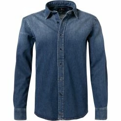 Beste Bewertungen von 🔔 7 for all mankind Hemd mid blue JS6MZ030MD 👖 Jeanshemd, Baumwolle, Mittelblau ⭐