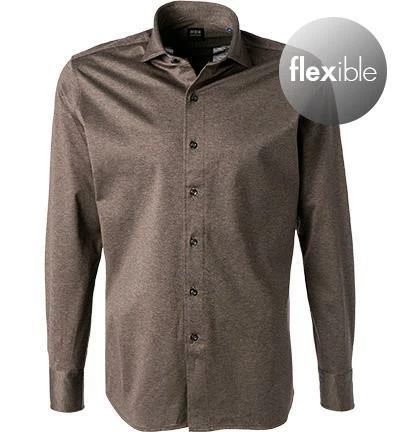 Top 10 ✨ BOGGI MILANO Hemd BO21A0140/04 Regular Fit, Jersey, Braun meliert, Braun 🎉 2 Top 10 ✨ BOGGI MILANO Hemd BO21A0140/04 Regular Fit, Jersey, Braun meliert, Braun 🎉 – Bild 2