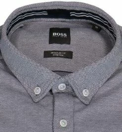 Neu 🤩 BOSS Hemd Biado 50461984/411 Regular Fit, Baumwolle, Nachtblau meliert, Navy 🧨 -Hemden Verkaufsgeschäft 382113 norm2