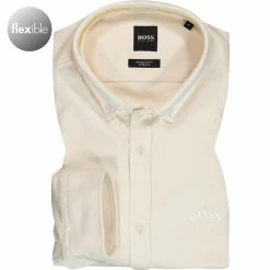Top 10 🔥 BOSS Hemd Biado 50461984/131 Regular Fit, Baumwolle, Hellbeige meliert, Hellbeige 👏