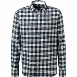 Beste Bewertungen von ✨ Marc O'Polo Hemd 131 7259 42294/I89 Regular Fit, Flanell, Navy-ecru kariert, Navy-ecru ❤️