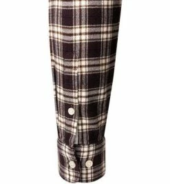 Neu 🌟 Marc O'Polo Hemd 131 7259 42294/M69 Regular Fit, Flanell, Rotbraun-ecru kariert, Kastanie-ecru 🤩 -Hemden Verkaufsgeschäft 382136 norm3