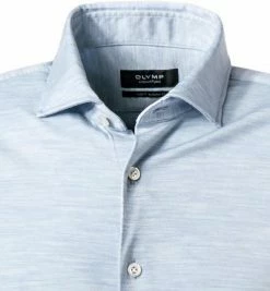 Am billigsten 😍 OLYMP Signature Tailored Fit 8504/84/11 Hemd, Schurwoll-Jersey, Bleu meliert, Bleu 🥰 -Hemden Verkaufsgeschäft 382166 norm2