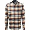 Top 10 🔥 Haupt Hemd 715111159072/30307 Regular Fit, Flanell, Braun-beige, Braun-beige-grün 🥰